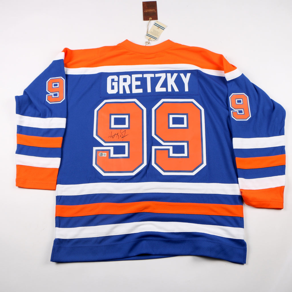 Wayne Gretzky Signed Jersey Edmonton Oilers The Great one auto Beckett COA