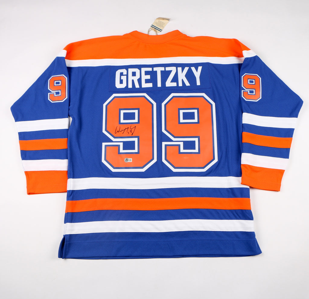 Wayne Gretzky Signed Jersey Edmonton Oilers The Great one auto Beckett COA