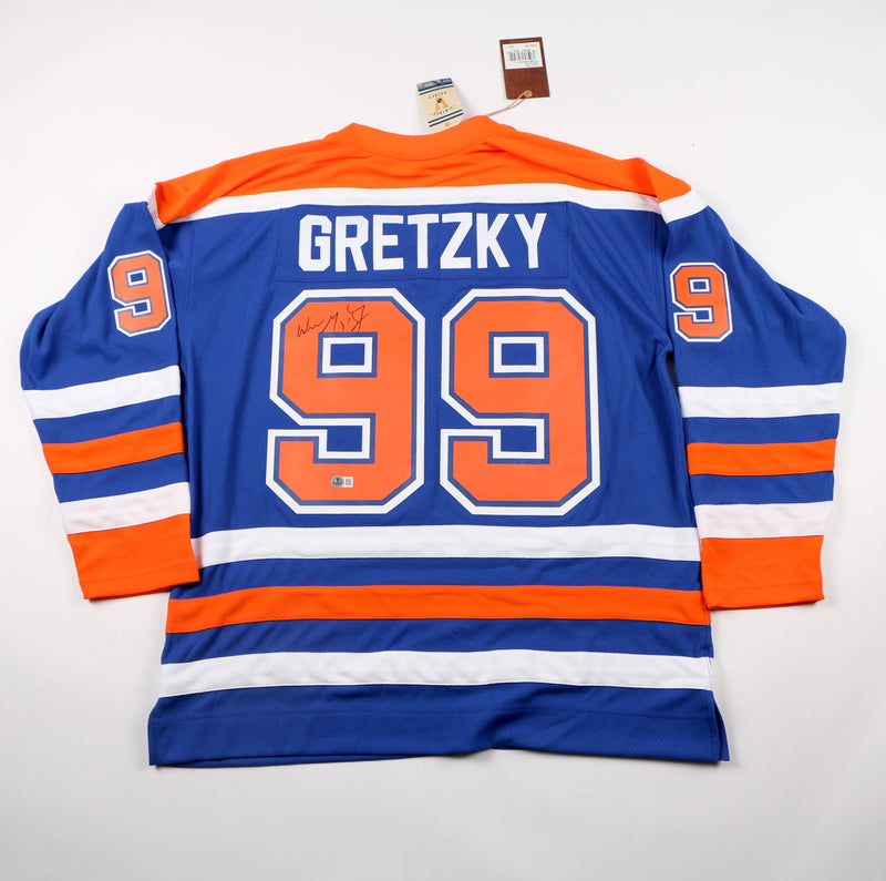 Wayne Gretzky Signed Jersey Edmonton Oilers The Great one auto Beckett COA