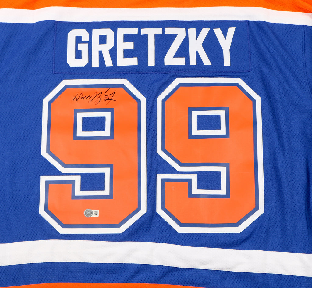 Wayne Gretzky Signed Jersey Edmonton Oilers The Great one auto Beckett COA