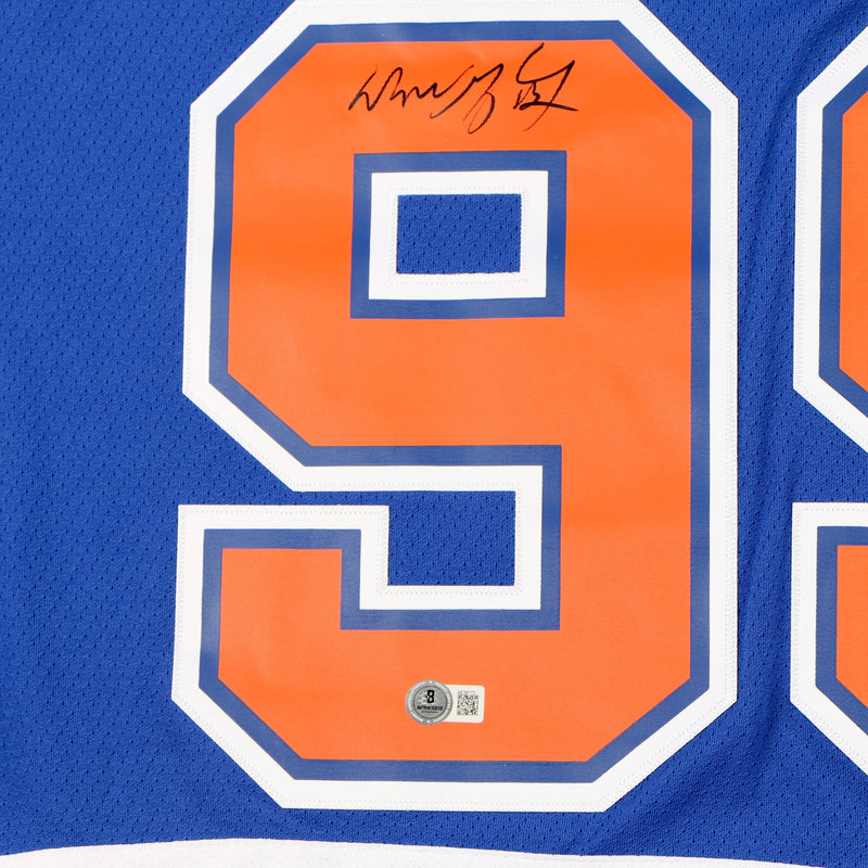 Wayne Gretzky Signed Jersey Edmonton Oilers The Great one auto Beckett COA