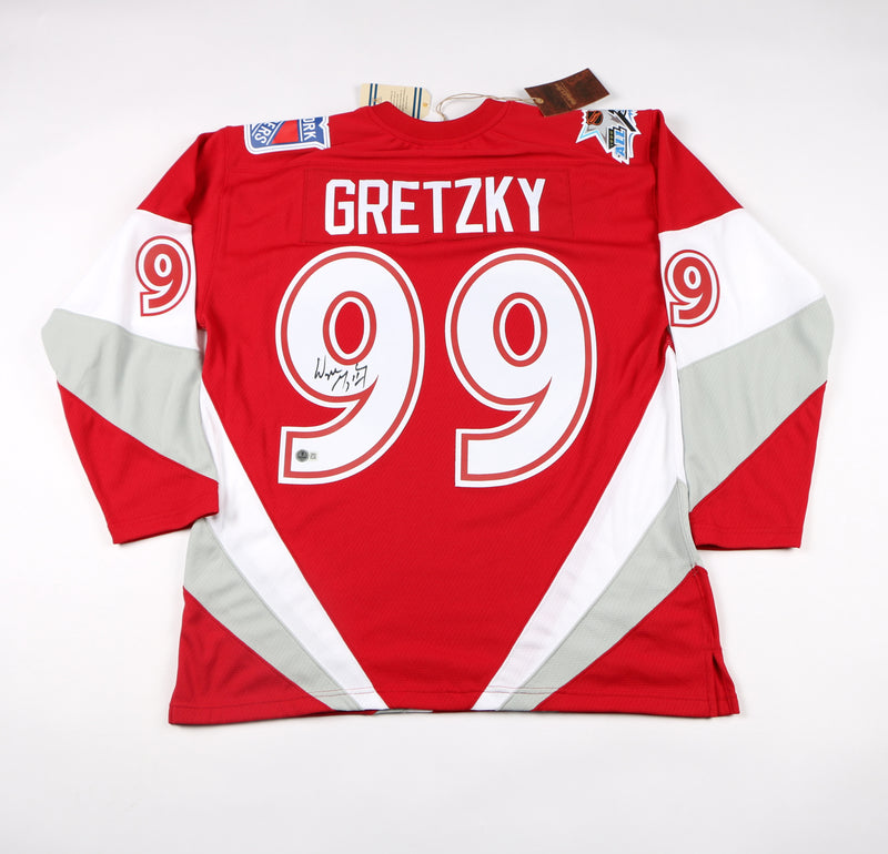 Wayne Gretzky Signed Jersey 1999 All Star Canada Power Play Rangers Beckett COA