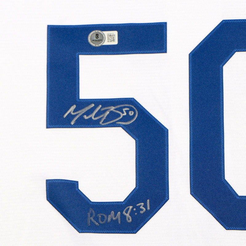 Mookie Betts Signed Jersey Los Angeles Dodgers World Series Champs Beckett COA