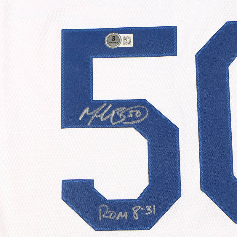 Mookie Betts Signed Jersey Los Angeles Dodgers World Series Champs Beckett COA