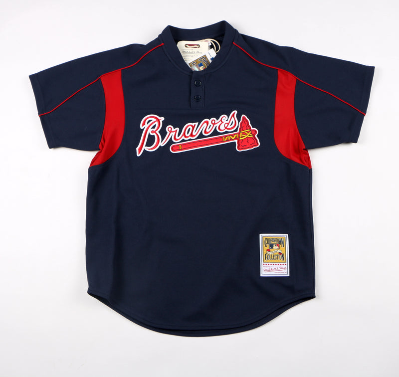 Chipper Jones Signed Jersey Atlanta Braves HOF Mitchell & Ness Beckett