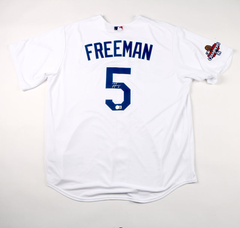 Freddie Freeman Signed Jersey Los Angelos Dodgers World Series MVP Beckett