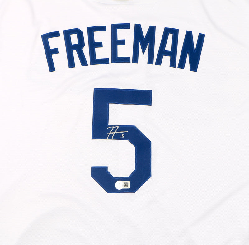 Freddie Freeman Signed Jersey Los Angelos Dodgers World Series MVP Beckett