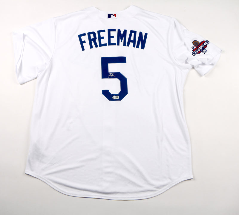 Freddie Freeman Signed Jersey Los Angelos Dodgers World Series MVP Beckett