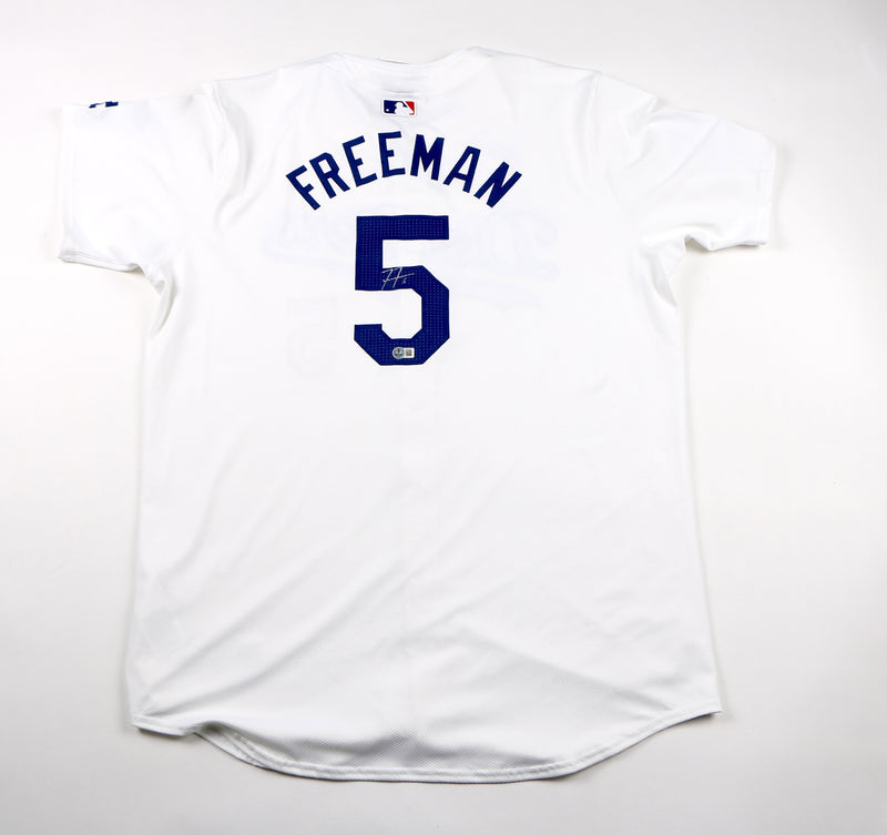 Freddie Freeman Signed Jersey Los Angelos Dodgers World Series MVP Nike Elite Beckett