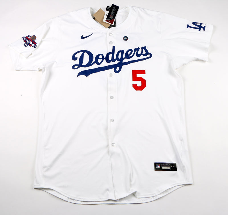 Freddie Freeman Signed Jersey Los Angelos Dodgers World Series MVP Nike Elite Beckett