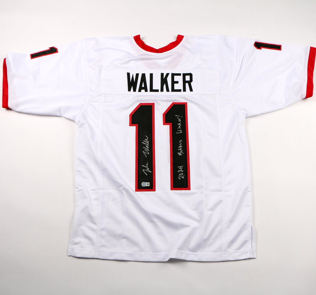 Jalon Walker Signed Jersey Georgia Bulldogs Butkus Winner Falcons Beckett