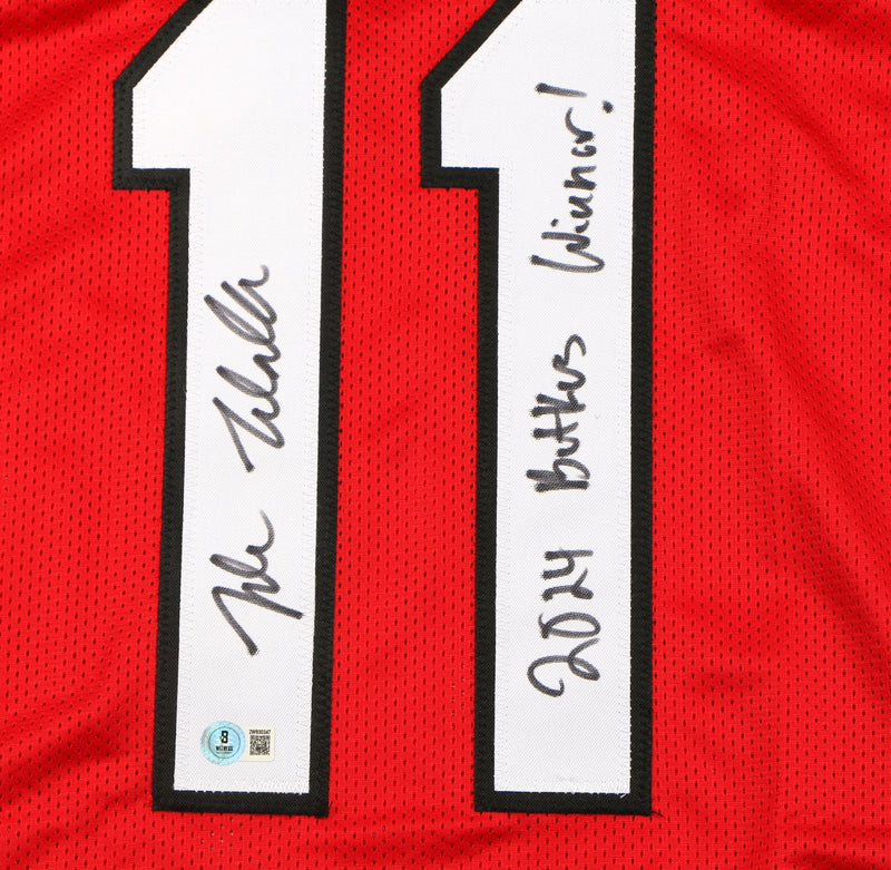 Jalon Walker Signed Jersey Georgia Bulldogs Butkus Winner Falcons Beckett