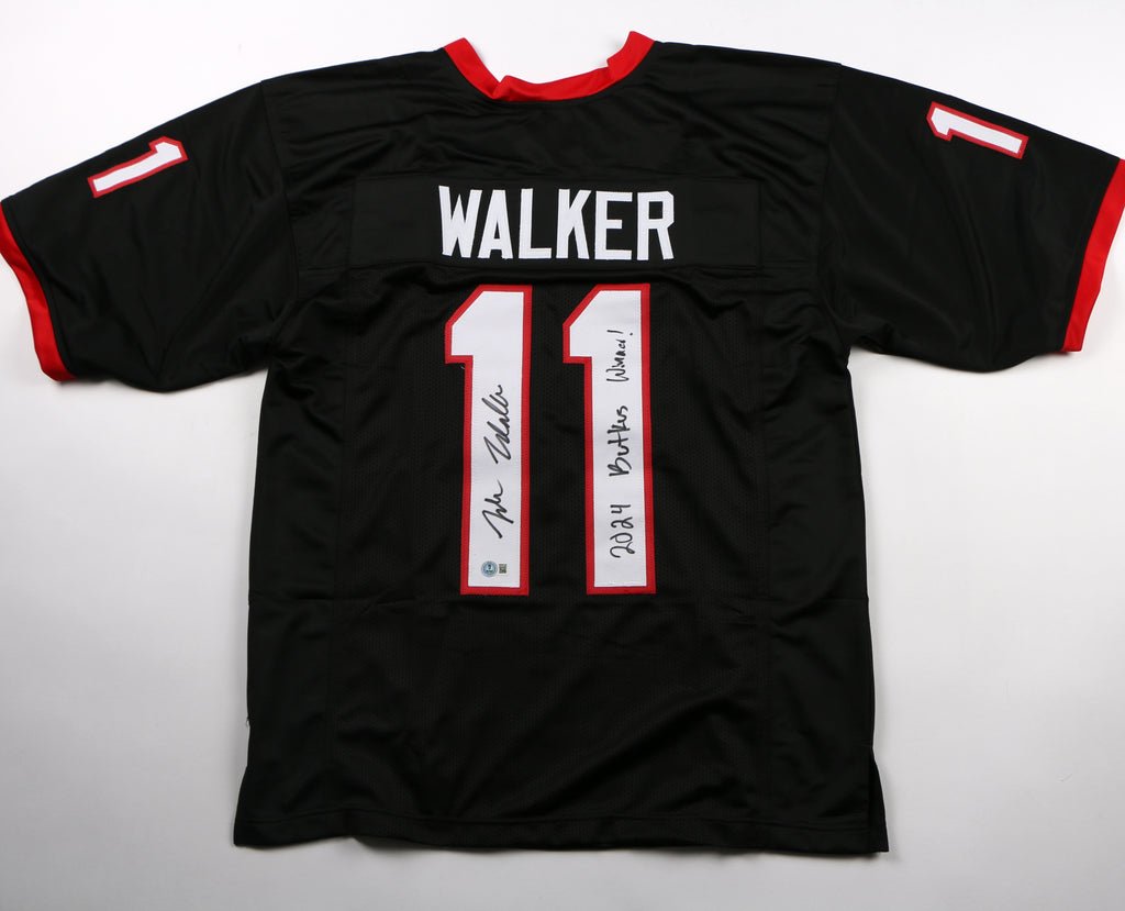 Jalon Walker Signed Jersey Georgia Bulldogs Butkus Winner Falcons Beckett