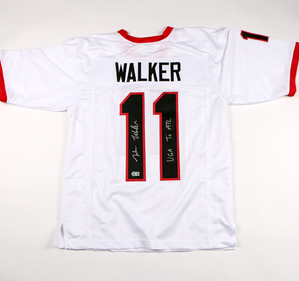 Jalon Walker Signed Jersey Georgia Bulldogs Atlanta Falcons UGA To ATL Beckett