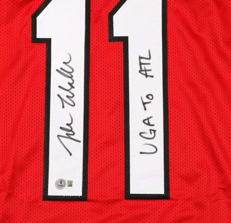 Jalon Walker Signed Jersey Georgia Bulldogs Atlanta Falcons UGA To ATL Beckett