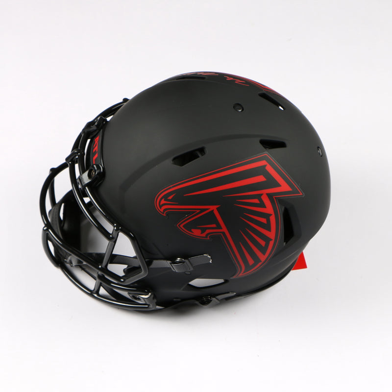 Jalon Walker Signed Helmet Atlanta Falcons Eclipse Authentic Full Rise up! Beckett
