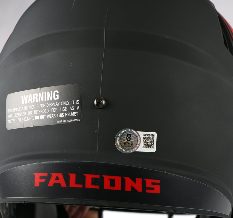 Jalon Walker Signed Helmet Atlanta Falcons Eclipse Rep Full Rise up! Beckett