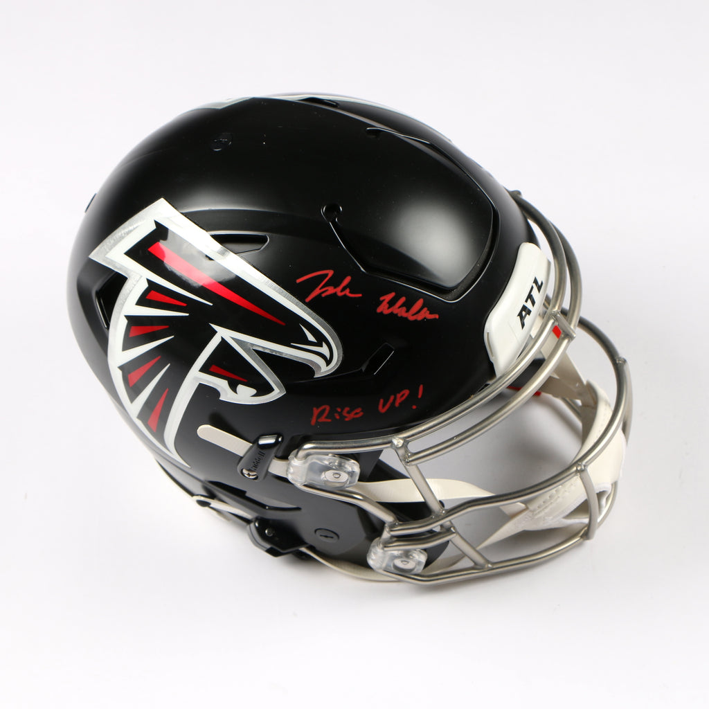 Jalon Walker Signed Helmet Atlanta Falcons Speed Flex Full Size Rise up! Beckett