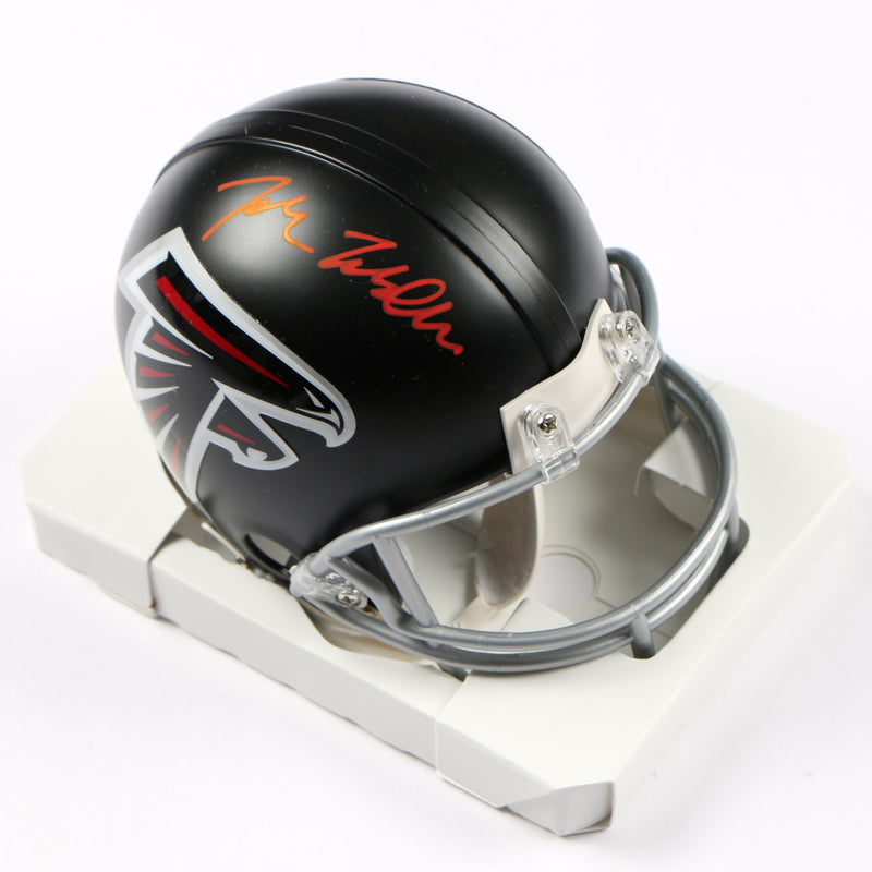 Jalon Walker Signed Helmet Atlanta Falcons Replica Mini Helmet Beckett
