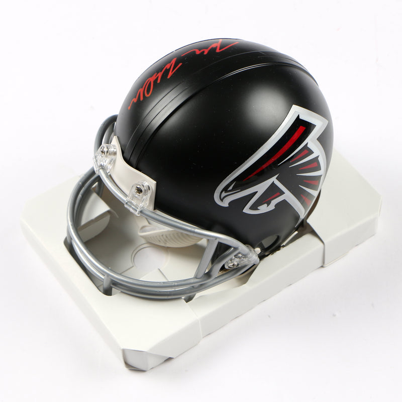 Jalon Walker Signed Helmet Atlanta Falcons Replica Mini Helmet Beckett