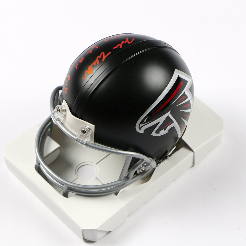 Jalon Walker Signed Helmet Atlanta Falcons Replica Mini Helmet Beckett
