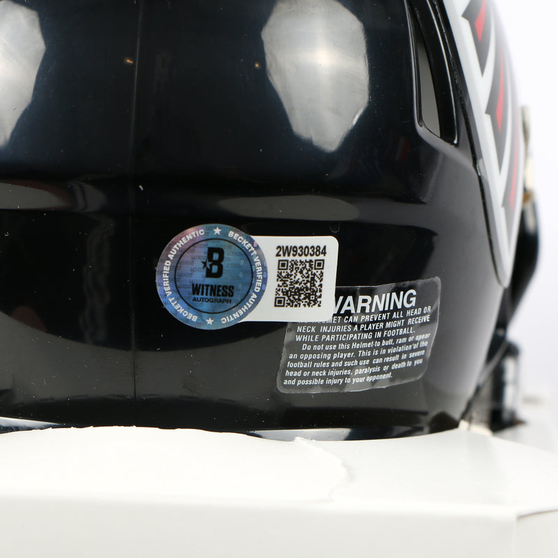 Jalon Walker Signed Helmet Atlanta Falcons Speed Mini Helmet Beckett