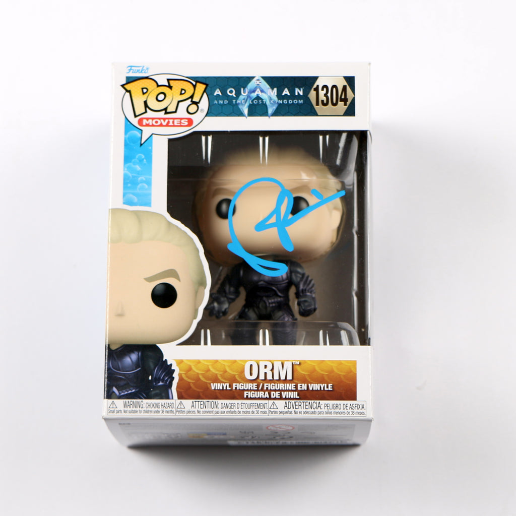 Patrick Wilson Signed Funko Pop Orm #1304 Orm Aquaman Beckett