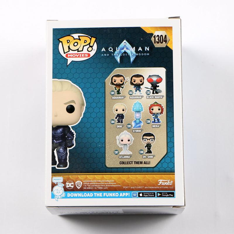 Patrick Wilson Signed Funko Pop Orm #1304 Orm Aquaman Beckett
