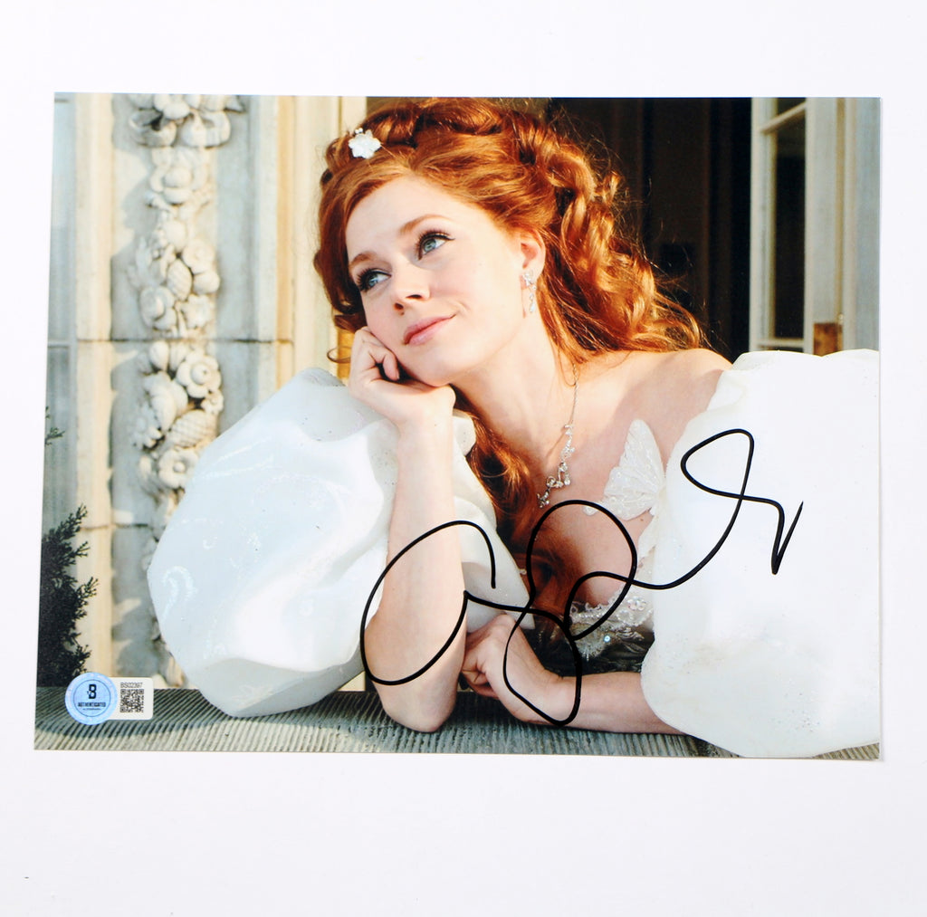 Amy Adams Signed Photo 8x10 Auto Enchanted Disney Autograph Beckett