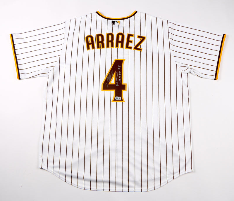 Luis Arraez Signed Jersey Nike Authentic Baseball San Diego Padres Beckett