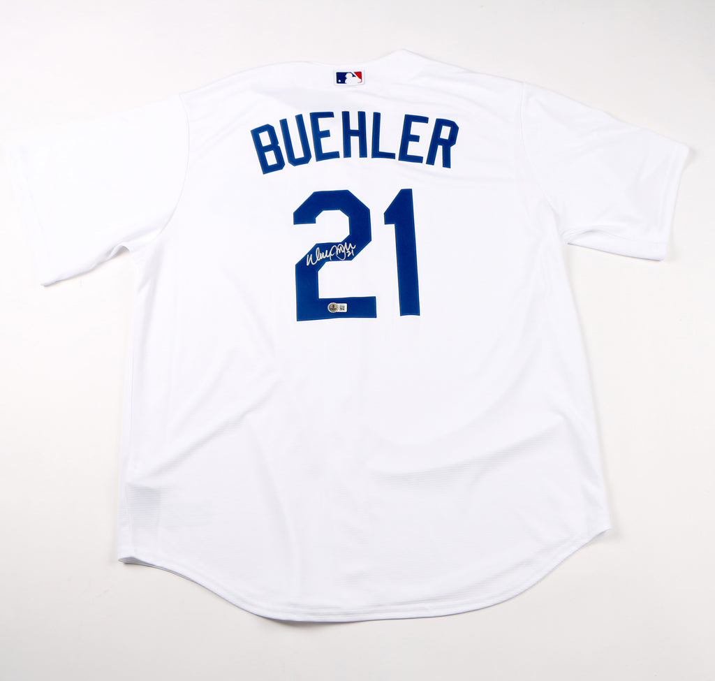 Walker Buehler Signed Jersey Nike Authentic Baseball Los Angelos Dodgers WS Beckett