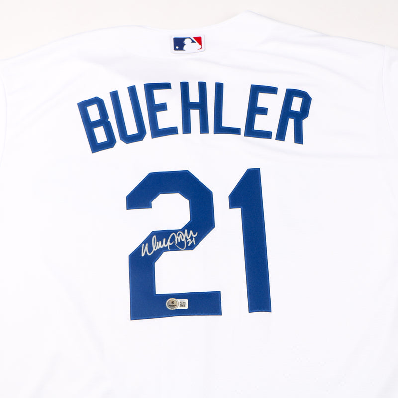 Walker Buehler Signed Jersey Nike Authentic Baseball Los Angelos Dodgers WS Beckett