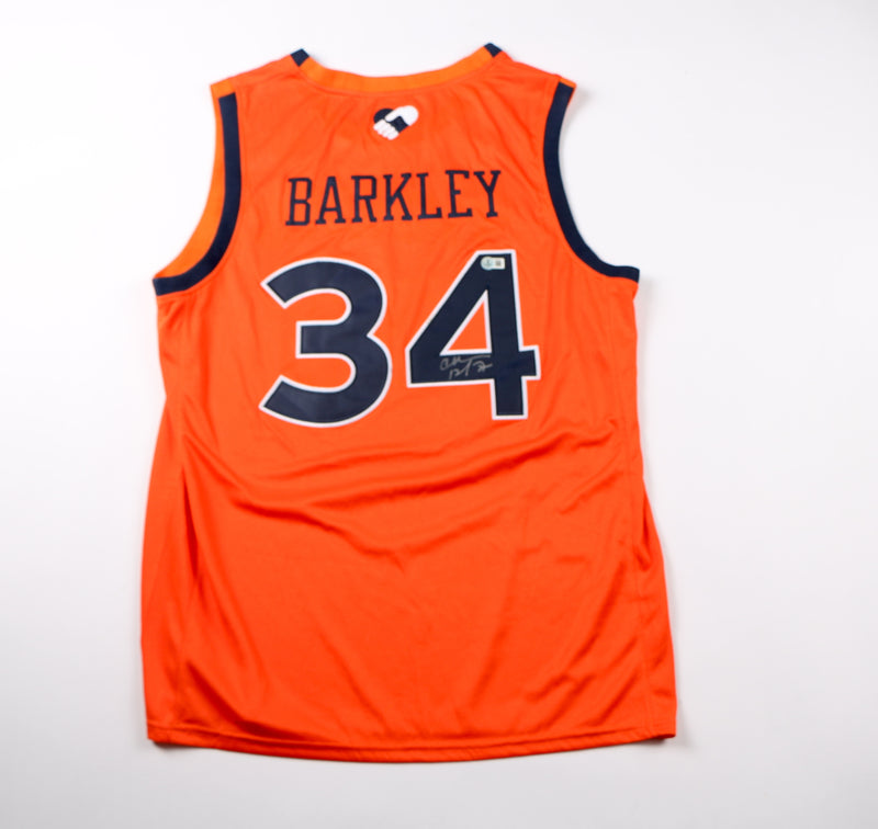Charles Barkley Signed Jersey Auburn Tigers Barkley Auto - Beckett COA