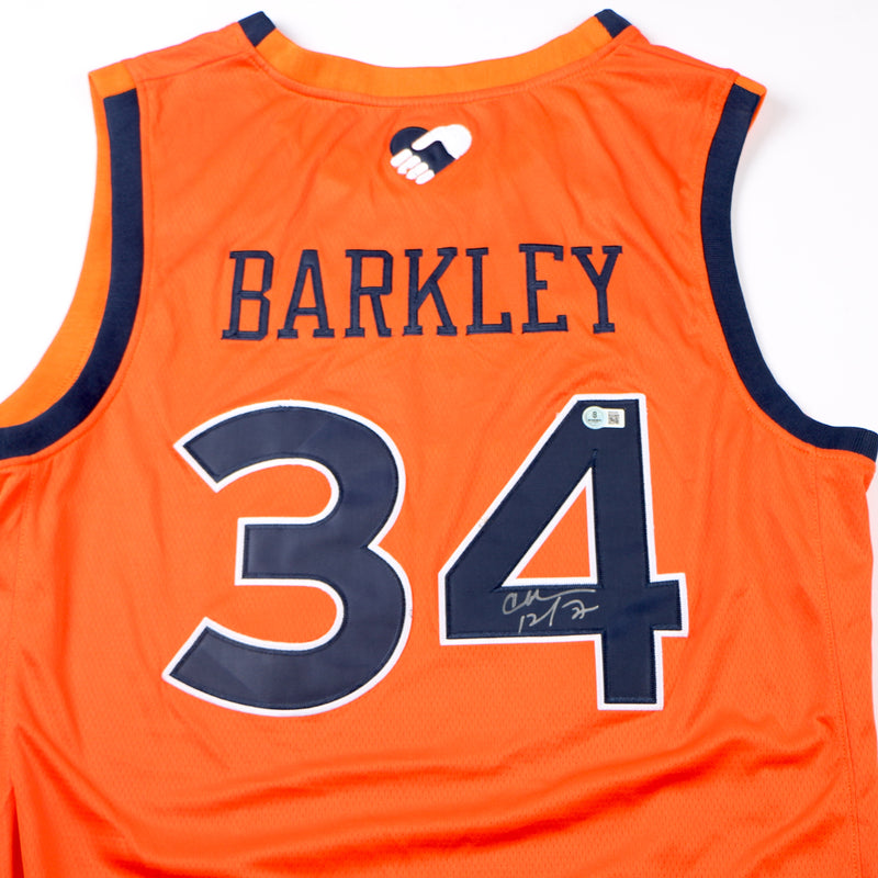 Charles Barkley Signed Jersey Auburn Tigers Barkley Auto - Beckett COA
