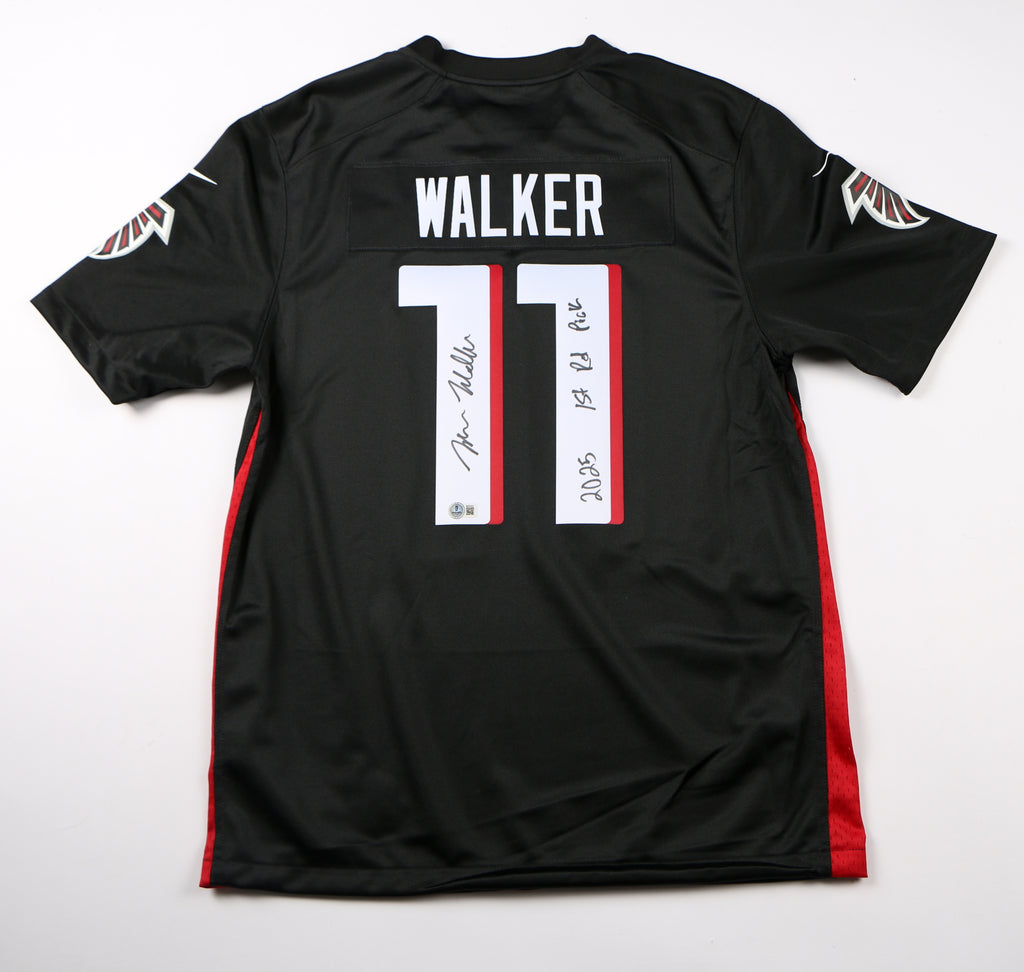 Jalon Walker Signed Jersey Atlanta Falcons Authentic Stitched 1st Rd! Beckett