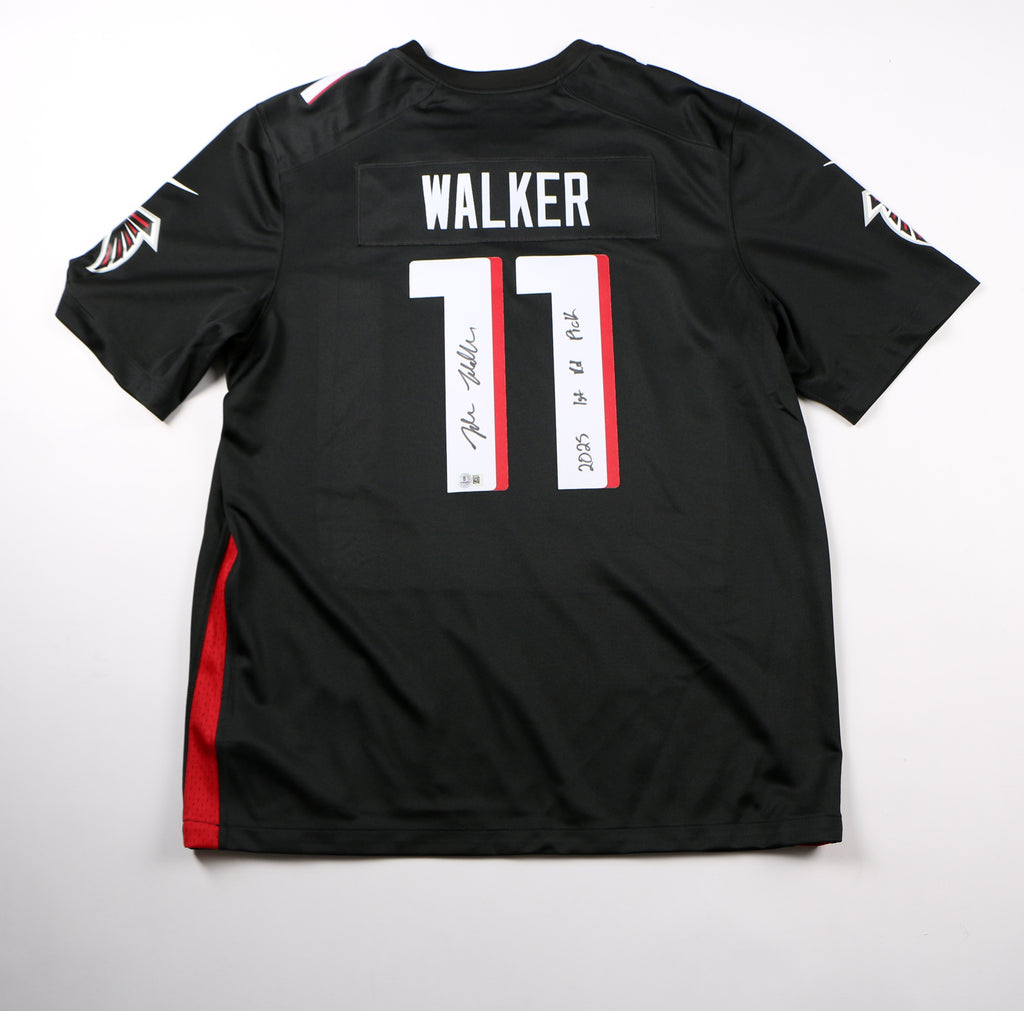 Jalon Walker Signed Jersey Atlanta Falcons Authentic Stitched 1st Rd! Beckett