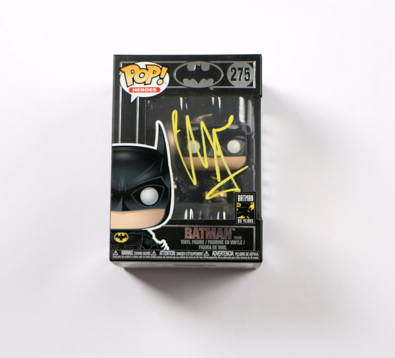 Christian Bale Signed Funko Pop 275 Batman Bale Autograph Beckett