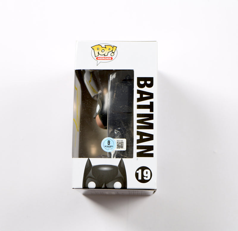 Christian Bale Signed Funko Pop 19 Batman The Dark Knight Trilogy Beckett