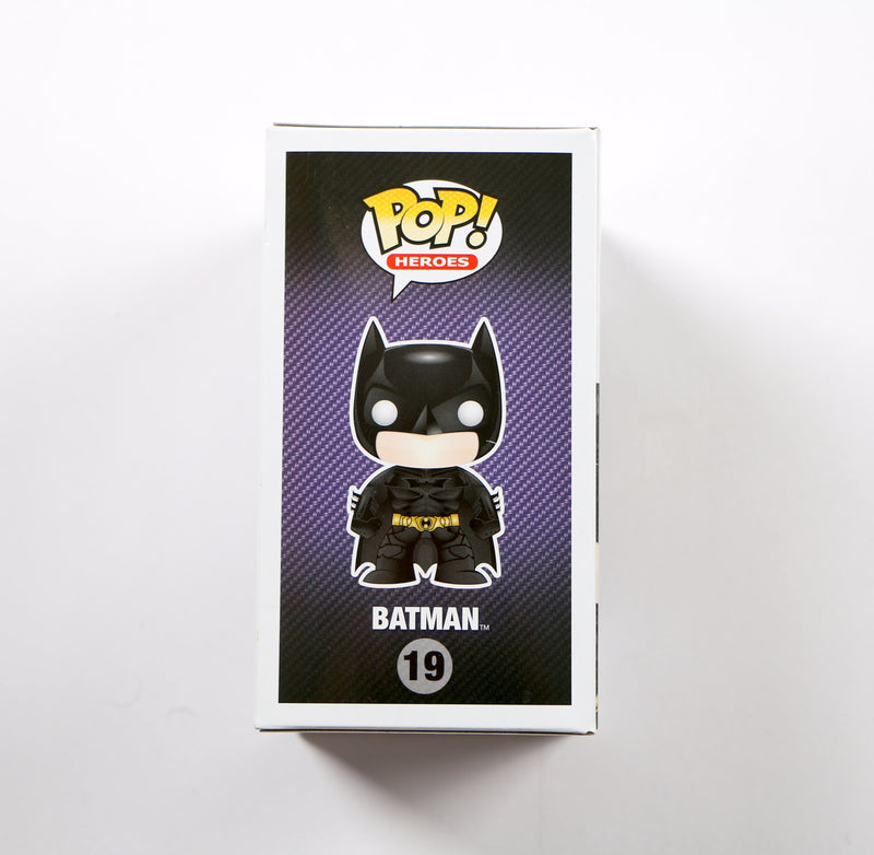 Christian Bale Signed Funko Pop 19 Batman The Dark Knight Trilogy Beckett