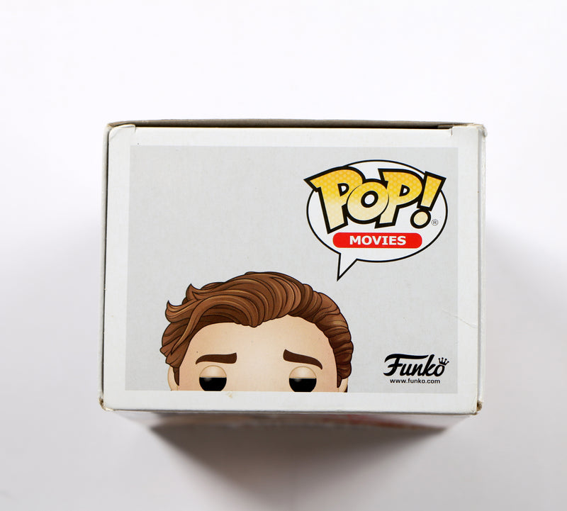 Christian Bale Signed Funko Pop 942 Patrick Bateman American Psycho Chase Damage Beckett