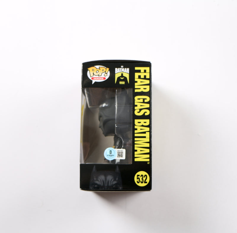 Christian Bale Signed Funko Pop 532 Fear Gas Batman Batman Begins Beckett