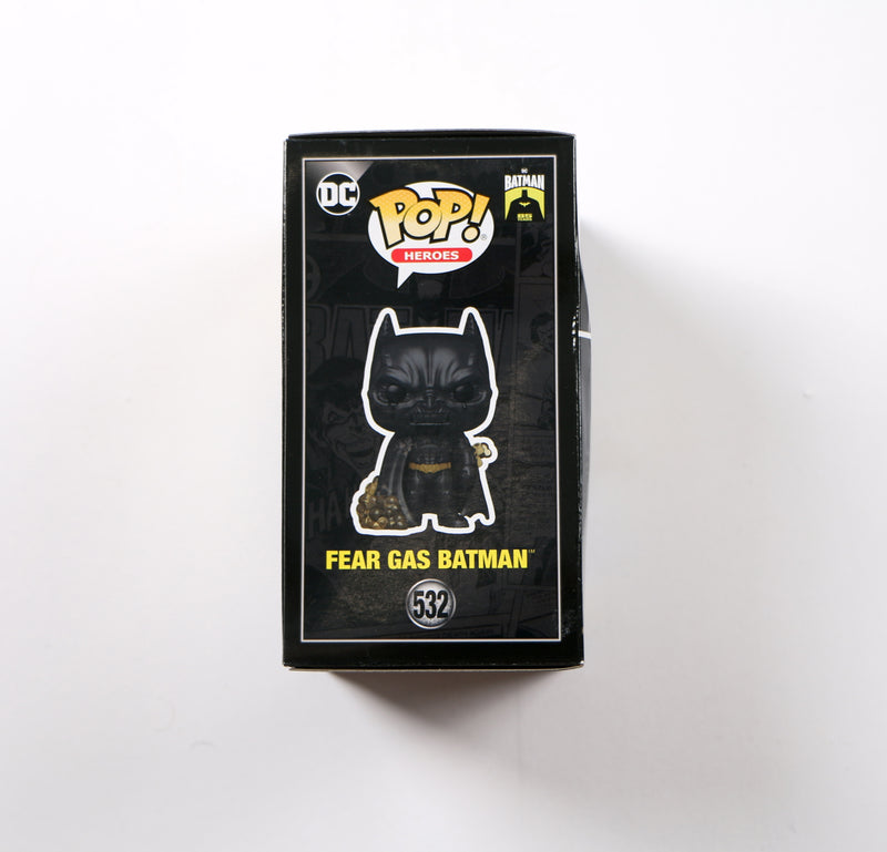 Christian Bale Signed Funko Pop 532 Fear Gas Batman Batman Begins Beckett