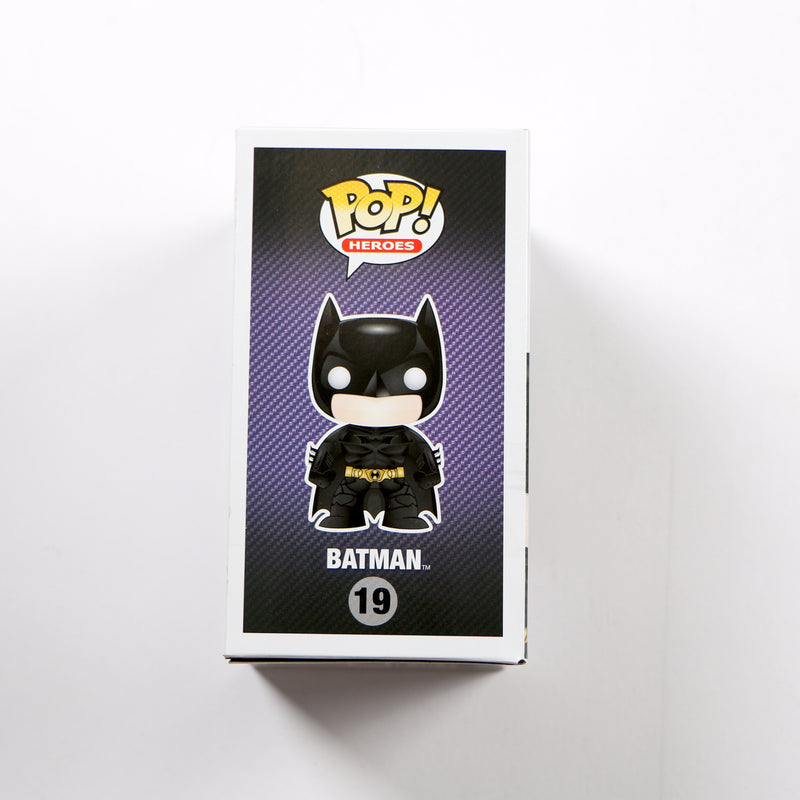 Christian Bale Signed Funko Pop 19 Batman The Dark Knight Trilogy Beckett