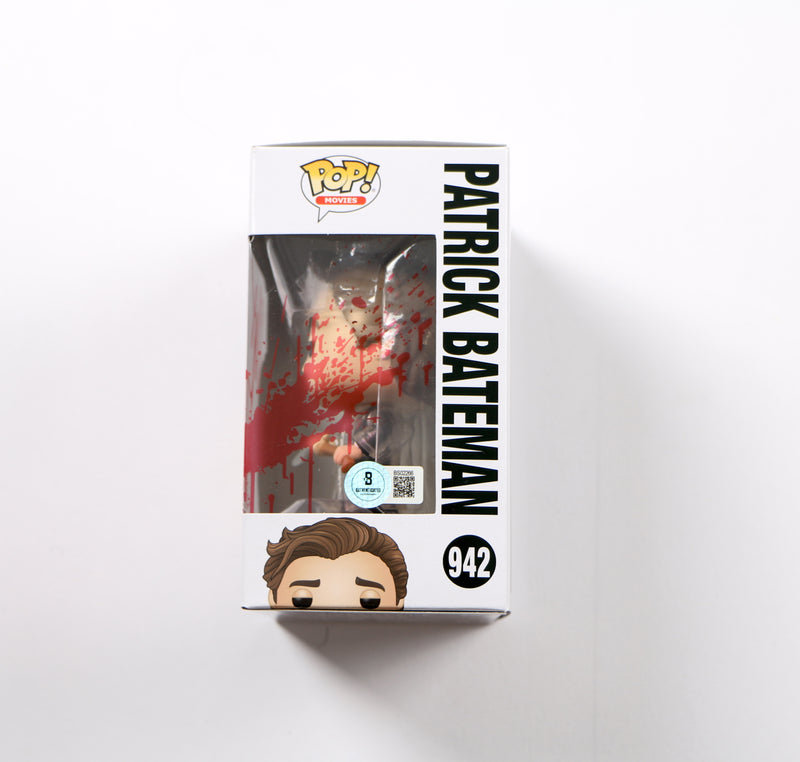 Christian Bale Signed Funko Pop 942 Patrick Bateman American Psycho Auto Beckett