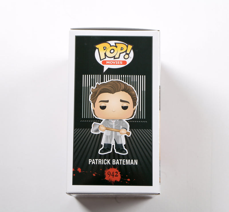 Christian Bale Signed Funko Pop 942 Patrick Bateman American Psycho Auto Beckett