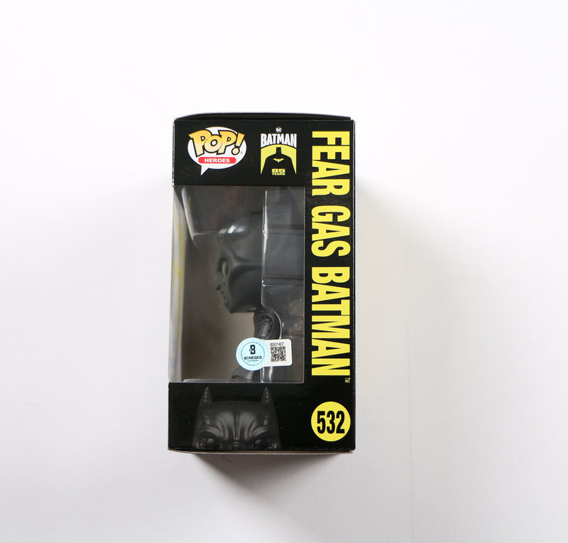 Christian Bale Signed Funko Pop 532 Fear Gas Batman Batman Begins Beckett