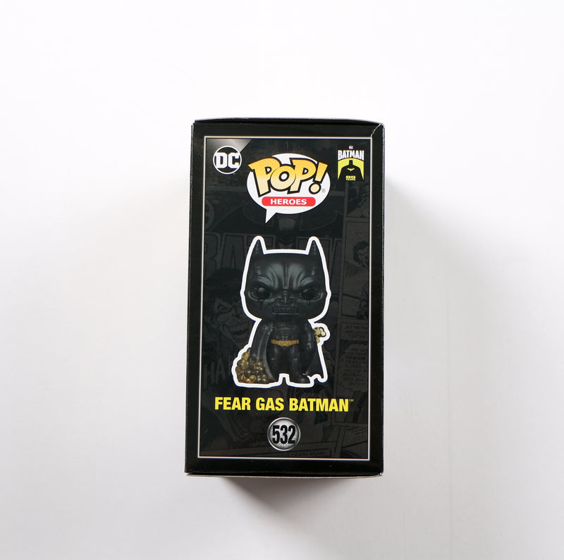Christian Bale Signed Funko Pop 532 Fear Gas Batman Batman Begins Beckett
