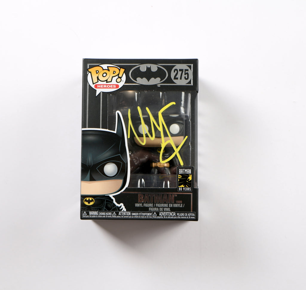 Christian Bale Signed Funko Pop 275 Batman Bale Autograph Beckett