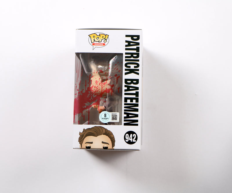 Christian Bale Signed Funko Pop 942 Patrick Bateman American Psycho Auto Beckett