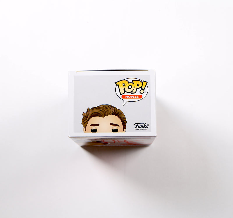 Christian Bale Signed Funko Pop 942 Patrick Bateman American Psycho Auto Beckett
